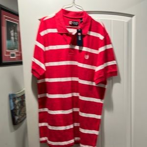 NWT’s large Chaps polo retro old school vintage shirt 👚